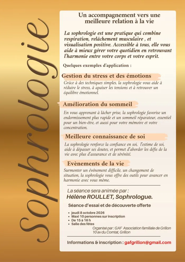 Atelier sophrologie